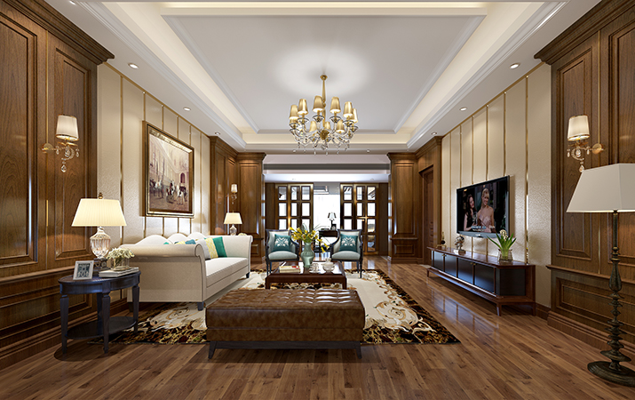 萬(wàn)科珠賓花園別墅設計施工