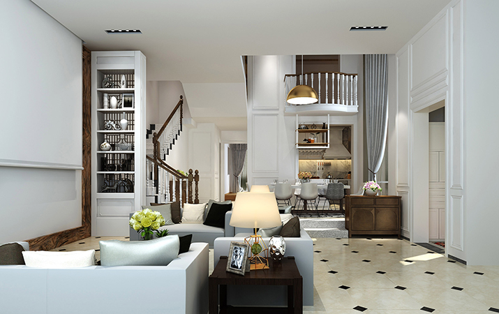 香格里聯(lián)排別墅設計施工